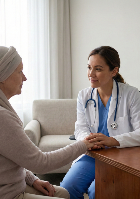 Cancer Pain Management Without Heavy Medicines